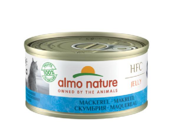 Almo Nature консервы Консервы для Кошек с Макрелью 75проц. мяса (HFC - Jelly - Mackerel) 9028H 0,070 кг 23185