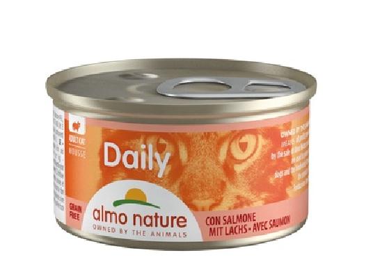 Almo Nature консервы Консервы нежный мусс для кошек Меню с Лососем (Daily - mousse with Salmon) 158 0,085 кг 20349