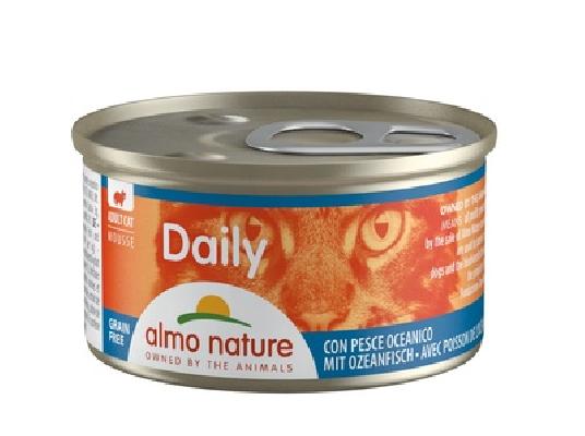 Almo Nature консервы Консервы нежный мусс для кошек Меню с Океанической рыбой (Daily - mousse with Oceanic Fish) 152 0,085 кг 24065