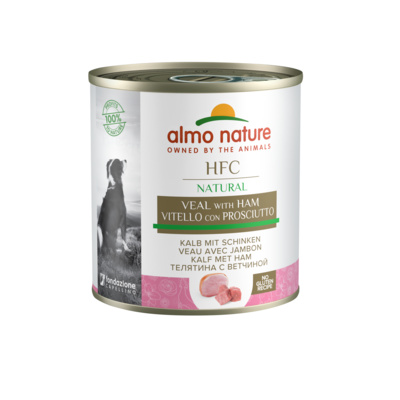 Almo Nature консервы Консервы для Собак с Телятиной и Ветчиной (HFC - Natural - Veal with Ham ) 5527 | Classic HFC Veal&Ham 0,29 кг 10192