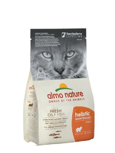 Almo Nature Для Взрослых кошек с Жирной рыбой и коричневым рисом (Holistic - Maintenance  - Oily Fish) 604 0,400 кг 22591