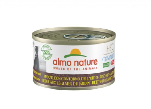 Almo Nature консервы Полнорационные консервы для собак Итальянские рецепты: Говядина с овощами (HFC - Complete - Made in Italy - Beef with Garden Vegetables) 5491 0,095 кг 44938, 5500100638