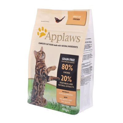 Applaws Беззерновой для Кошек Курица/Овощи: 80/20% (Dry Cat  Chicken) 4022, 2,000 кг