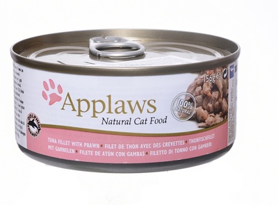Applaws Консервы для Кошек с филе Тунца и Креветками (Cat Tuna Fillet & Prawn) 2008CE-A, 0,156 кг