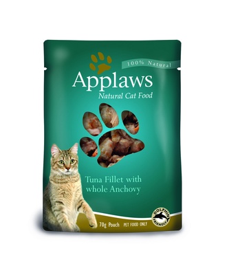 Applaws консервы Паучи для Кошек с Тунцом и Анчоусами (Cat Tuna & Anchovy pouch) 8006 | Cat Tuna & Anchovy pouch 0,07 кг 24364, 5900100641