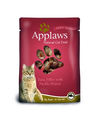 Applaws консервы Паучи для Кошек с Тунцом и королевскими креветками (Cat Tuna & Pacifc Prawn pouch) 8008 0,070 кг 24362, 6000100641