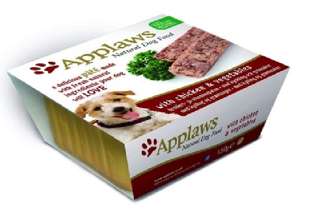 Applaws Паштет для Собак с Курицей и овощами (Dog Pate with Chicken & vegetables) 6250CE-A, 0,150 кг