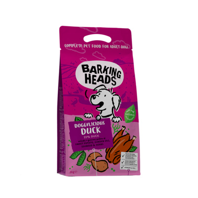 Barking Heads Беззерновой для Собак с Уткой и бататом Восхитительная утка BDK2 | DOGGYLICIOUS DUCK, 2 кг 