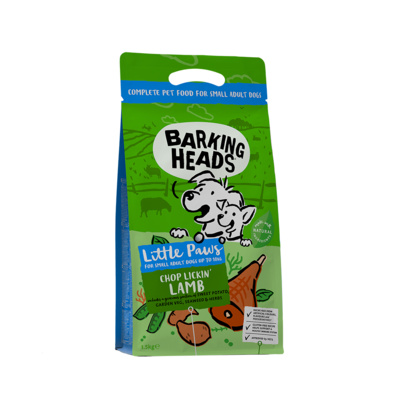 Barking Heads Для Собак Малых пород с Ягненком и рисом Мечты о ягненке BSBLM1 | CHOP LICKIN’ LAMB, 1,5 кг 