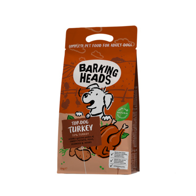 Barking Heads Беззерновой для Собак с Индейкой и бататом Бесподобная индейка BTK2 | TOP DOG TURKEY, 2 кг 
