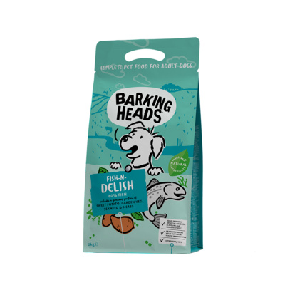 Barking Heads Беззерновой корм для Собак с Лососем, форелью и бататом Рыбка-вкусняшка BFS12 | FISH N DELISH GRAIN FREE, 12 кг 