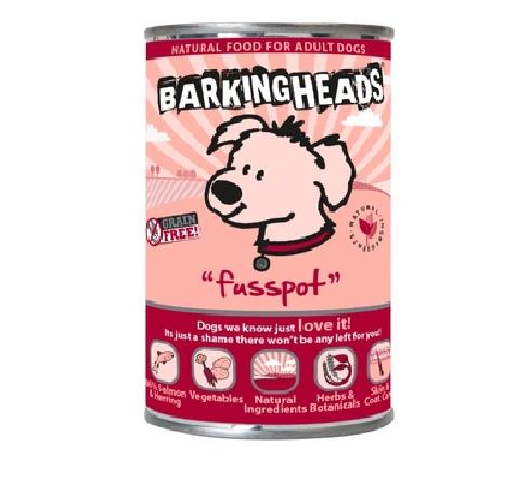 Barking Heads (снят с производства) Консервы для Собак с лососем Суета вокруг миски (Fusspot), 0,4 кг, 45203