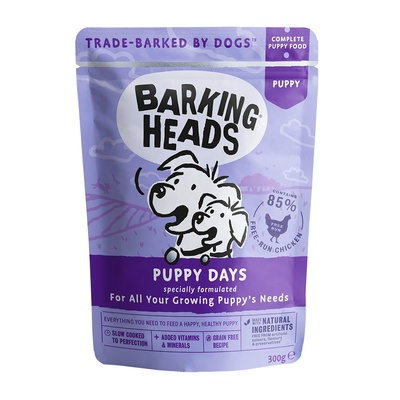 Barking Heads Консервы  Паучи для щенков Щенячьи деньки (Puppy Days 300g) BWPY300, 0,300 кг