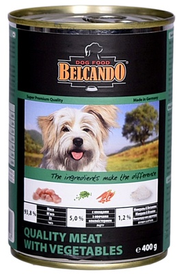 Belcando Консервы для собак с мясо и овощами (Quality Meat & Vegetables) 512545, 0,400 кг