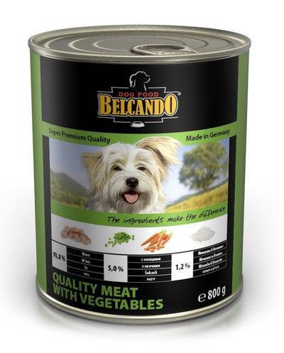 Belcando Консервы для собак с мясо и овощами (Quality Meat & Vegetables) 513545 | Quality Meat&Vegetables, 0,8 кг , 2400100650