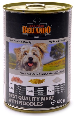 Belcando Консервы для собак с мясо и лапшой (Quality Meat & Noodles) 512515, 0,400 кг, 2500100650