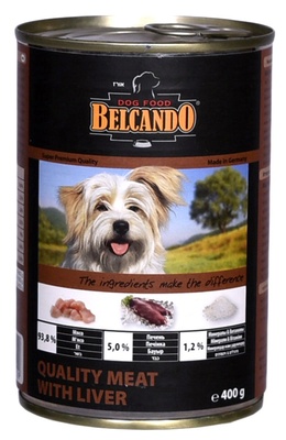 Belcando Консервы для собак с мясо и печенью (Quality Meat & Liver) 513525, 0,8 кг 