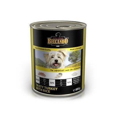 Belcando Консервы для собак с индейкой и рисом (Tasty Turkey & Rice) 513535 | Tasty Turkey&Rice, 0,8 кг 