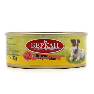 Berkley Консервы для собак с ягненком LOCAL 0,100 кг 56773