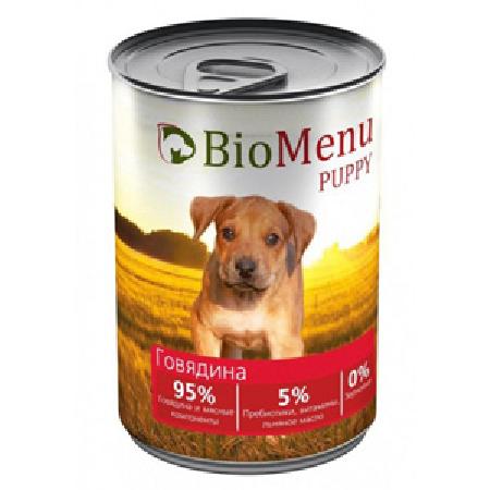 BioMenu Консервы для щенков с  говядиной (PUPPY) 45020 0,410 кг 18927