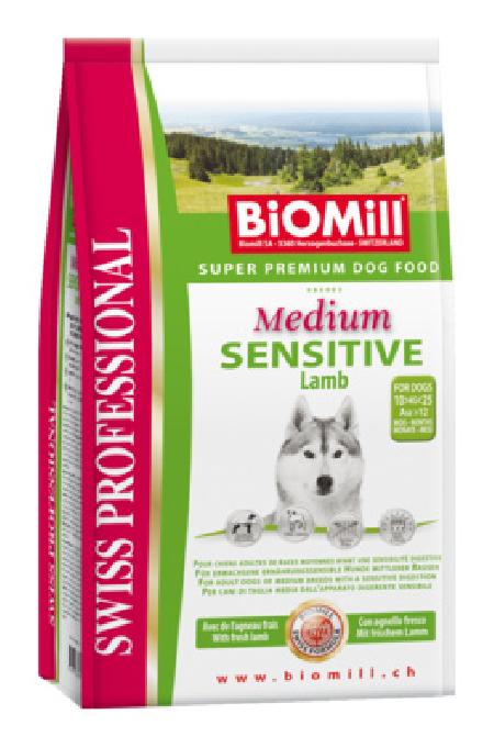Biomill ВИА SWISS Для собак всех пород с ягненком и рисом (Medium Sensitive Lamb & Rice) (860003), 3 кг, 11578