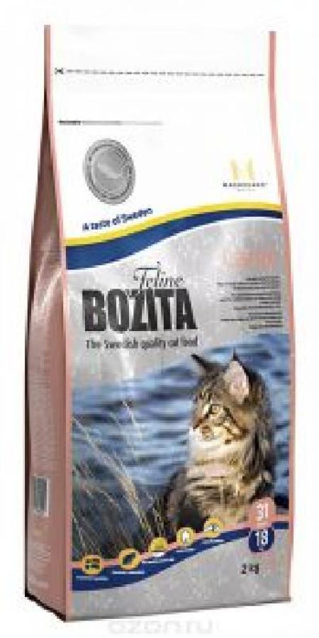 Bozita корм для взрослых кошек крупных пород, курица 2 кг