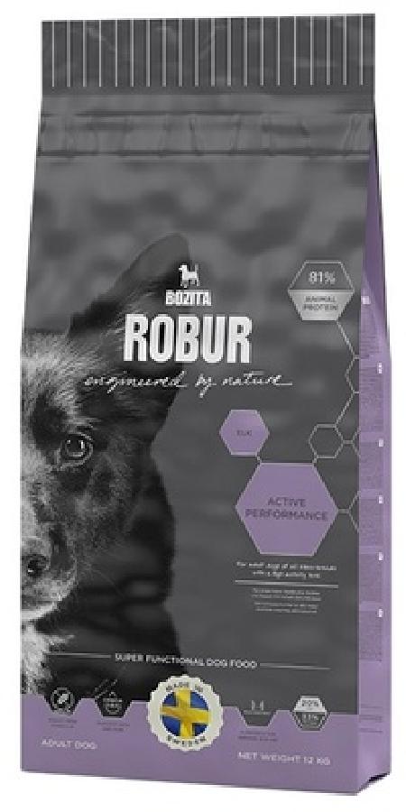 Bozita Robur корм для взрослых собак всех пород, энергия и выносливость, лосятина 12 кг