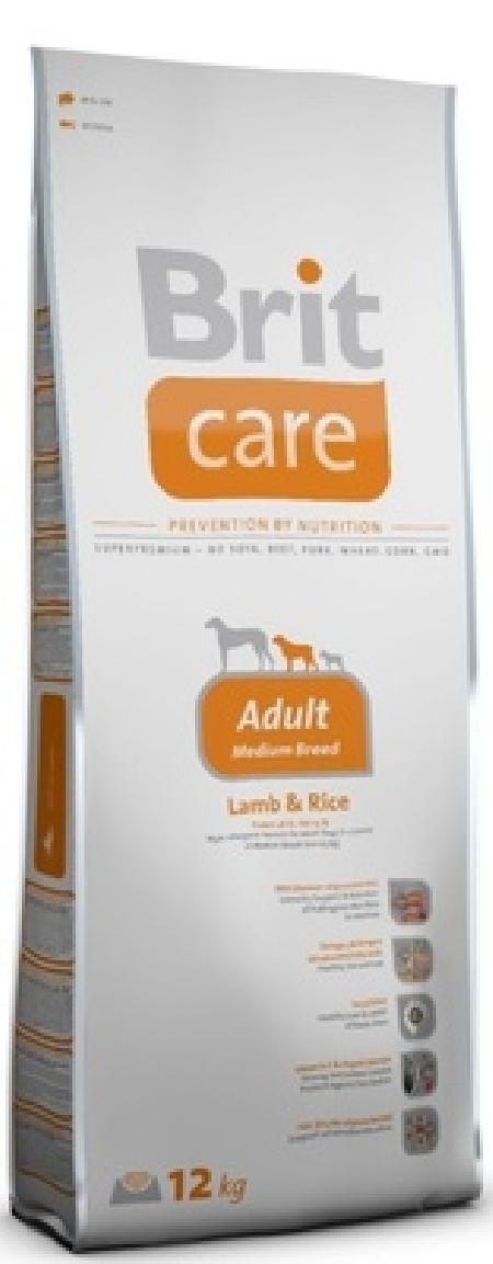 Brit ВИА  Care для собак средних пород от 10 до 25кг с ягненком и рисом (Adult Medium Breed Lamb&Rice) 132375, 18 кг, 14733, 2100100435