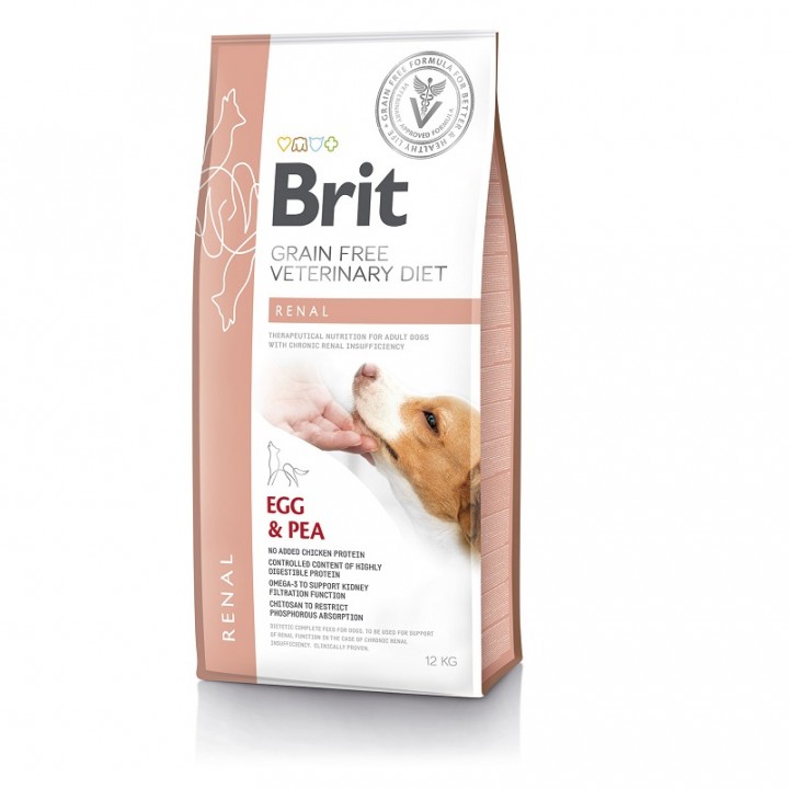 Brit корм для взрослых собак всех пород, беззерновой, при почечной недостаточности 2 кг, 6500100662