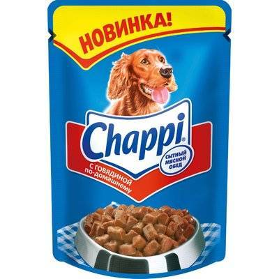 Chappi ВИА Паучи для собак - говядин по домаш, 10114994, 0,100 кг