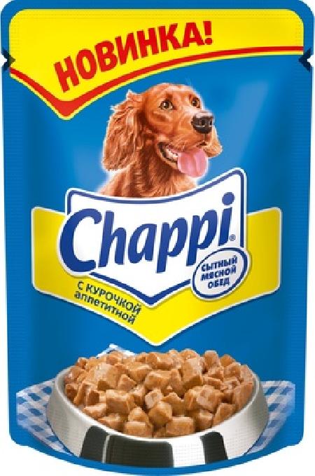 Chappi ВИА Паучи для собак - курочка аппетитная, 10114972, 0,1 кг, 40857