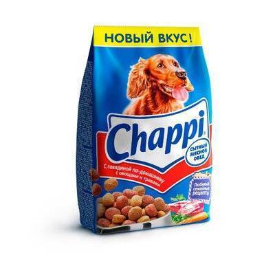 Chappi корм для взрослых собак всех пород, говядина по-домашнему, с овощами и травами 600 гр