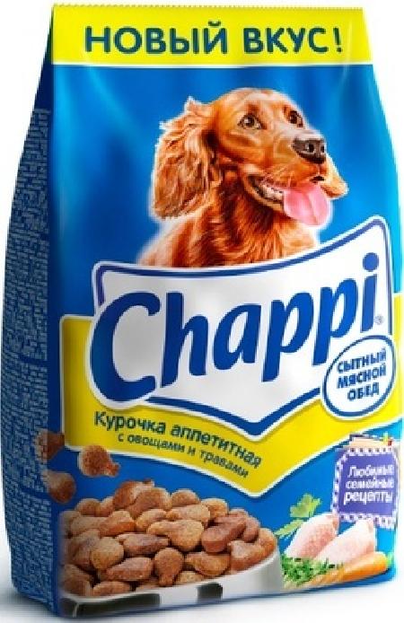 Chappi корм для взрослых собак всех пород, курица с овощами и травами 15 кг
