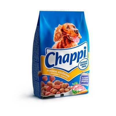 Chappi корм для взрослых собак всех пород, мясо с овощами и травами 600 гр