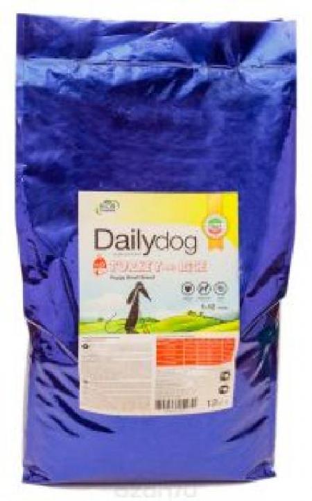 Dailydog корм для щенков малых и миниатюрных пород, индейка и рис 12 кг