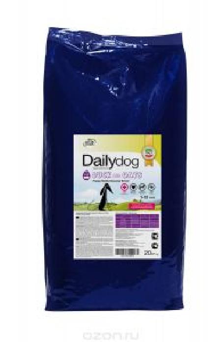 Dailydog корм для щенков средних и крупных пород, утка и овес (выведен) 20 кг