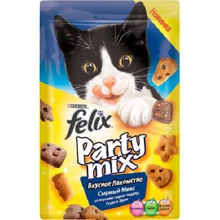 Felix (Феликс) Party Mix Сырный Микс 20г сух.д/кош 1/15, 12237742, 42693 