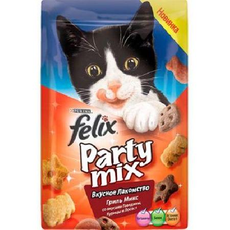 Felix (Феликс) Party Mix Гриль Микс 20г сух.д/кош 1/15, 12237743, 42687 