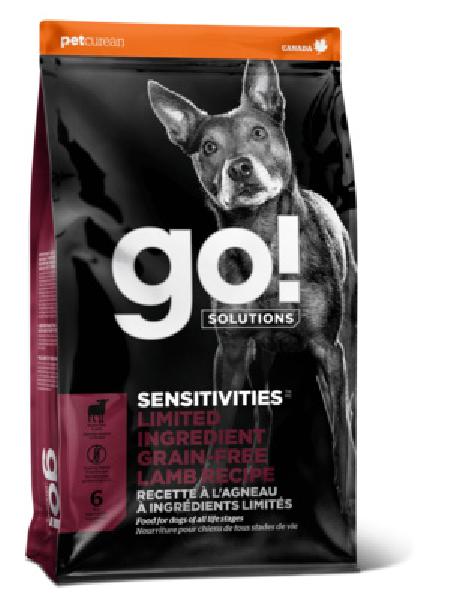 GO! ВИА Беззерновой для щенков и собак с ягненком для чувст. пищеварения (Sensitivity + Shine LID Lamb Dog Recipe, Grain Free, Potato Free) 24-12, 2,72 кг, 48535