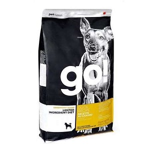 GO! корм для щенков и взрослых собак всех пород, деликатное пищеварение, свежая утка 11,35 кг
