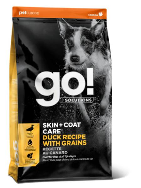 GO! Для Щенков и Собак с Цельной Уткой и овсянкой (GO! SKIN + COAT CARE Duck Recipe With Grains for dogs 2212) 1303201 1,590 кг 42306, 8100100674