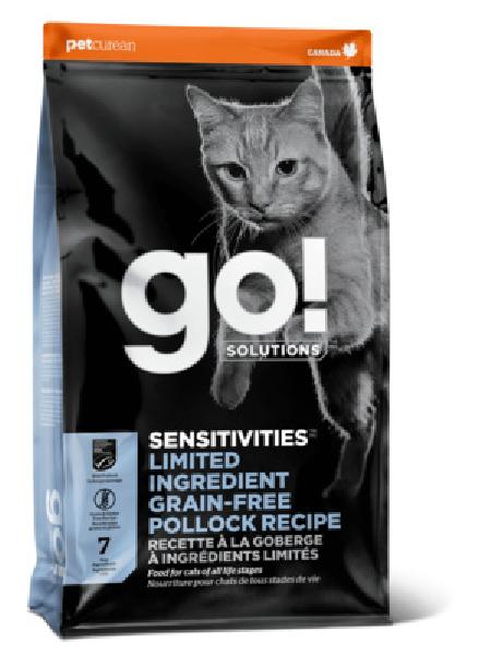 GO! ВИА Беззерновой для котят и кошек с чувств. пищеварением с минтаем (Sensitivity + Shine LID Grain Free Pollock Cat Recipe) 30/15, 7,26 кг, 20978