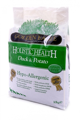 Golden Eagle Утка с картошкой беззерновая для собак (Hypo-allergenic Duck&Potato 26/12) 26849, 10,000 кг, 600100679