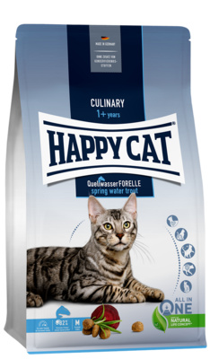 Happy cat Сухой корм для взрослых кошек Ручьевая Форель 70562, 1,3 кг 