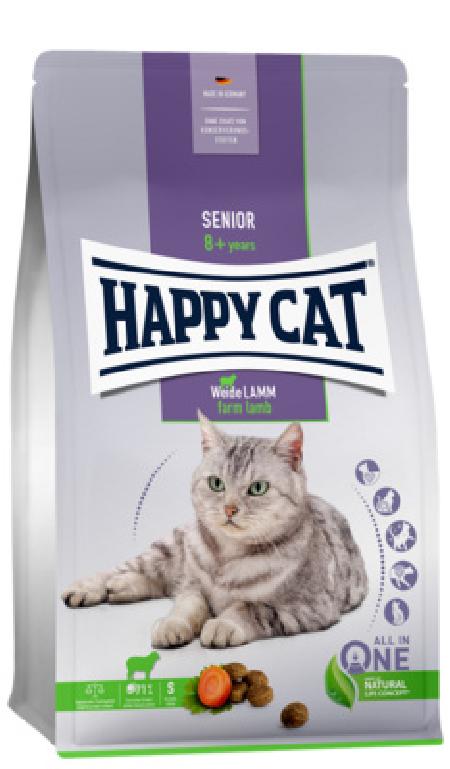 Happy cat Сухой корм для пожилых кошек Сеньор Пастбищный Ягненок 70614, 1,3 кг , 13300100680