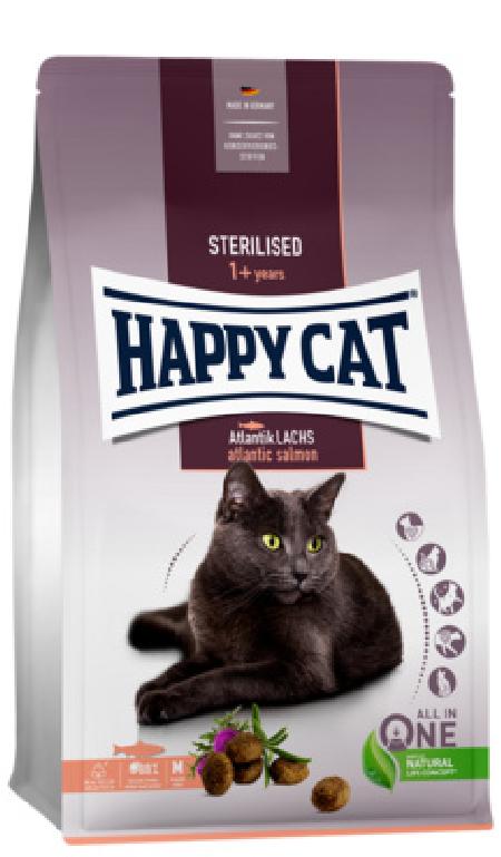 Happy cat Сухой корм для стерилизованных кошек Атлантический Лосось 70578 0,300 кг 56997