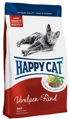 Happy cat Суприм для кошек с альпийской говядиной, 4,000 кг