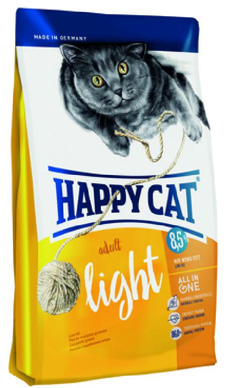 Happy Cat корм для взрослых кошек всех пород, контроль веса 10 кг