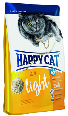 Happy cat Сухой корм для кошек низкокалорийный Эдалт Лайт (ФитВелл) 70229, 0,300 кг, 6800100680