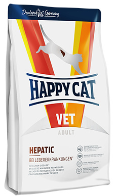 Happy cat Вет.диета для для кошек для восстановления и подержания работы печени Hepatic 70421, 1,4 кг 